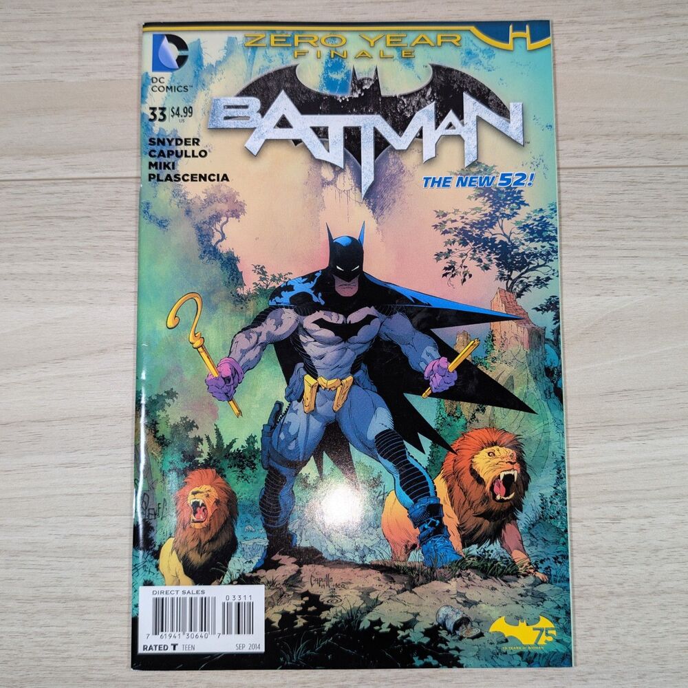 Batman #33 New 52 Zero Year Finale DC Comics 2014 Snyder Capullo VF/NM